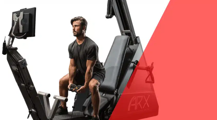 Kings Ridge, TX personal trainer helping client build muscle with focused training session